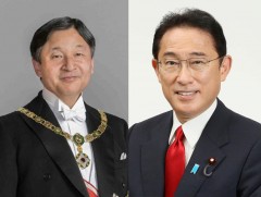 Япон Улсын Цог Жавхлант Эзэн Хаан, Ерөнхий сайд нар мэндчилгээ дэвшүүлжээ