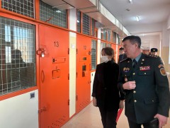 Цагдан хорих 461 дүгээр хаалттай хорих ангид ажиллалаа