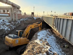 “Гермес” төвийн нүхэн гарцыг барихдаа их бие буюу туннелийг түлхэж оруулах технологиор гүйцэтгэж байна